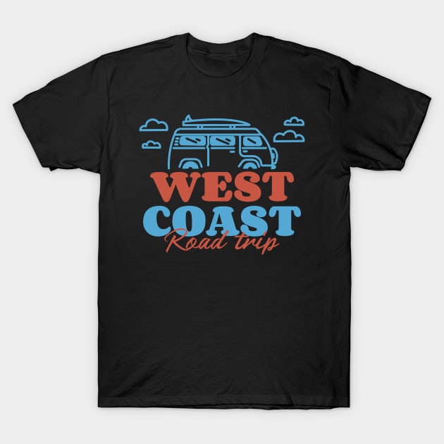 West Coast Road Trip T-Shirt by Canada Tees